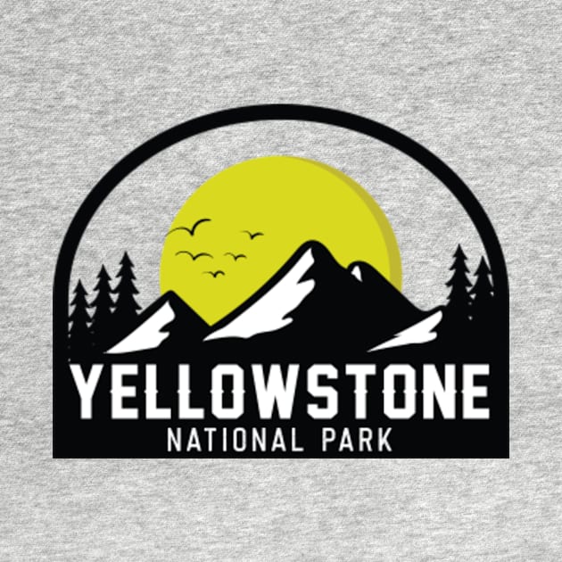 Yellowstone National Park - Authentic Badge by lada untung